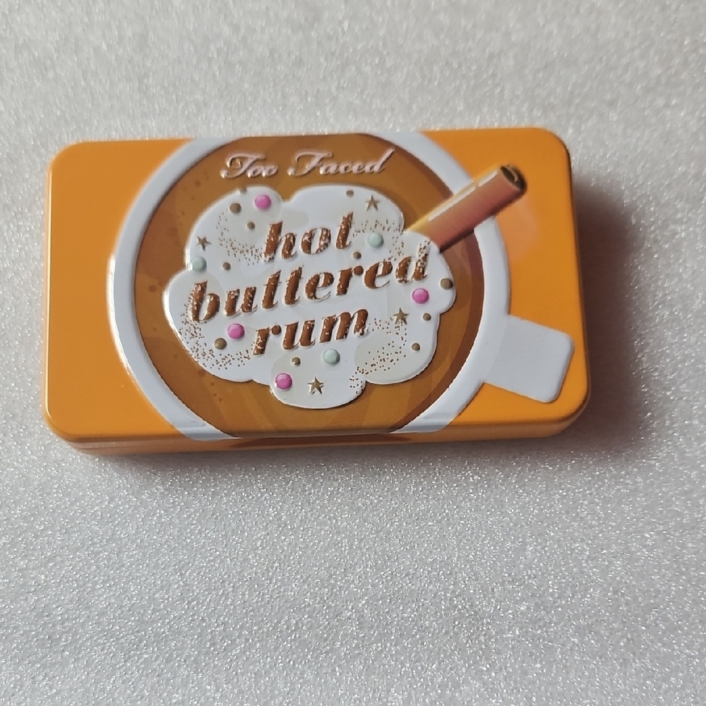 Too Faced Hot Buttered Rum Eyeshadow Palette in Orange Tin